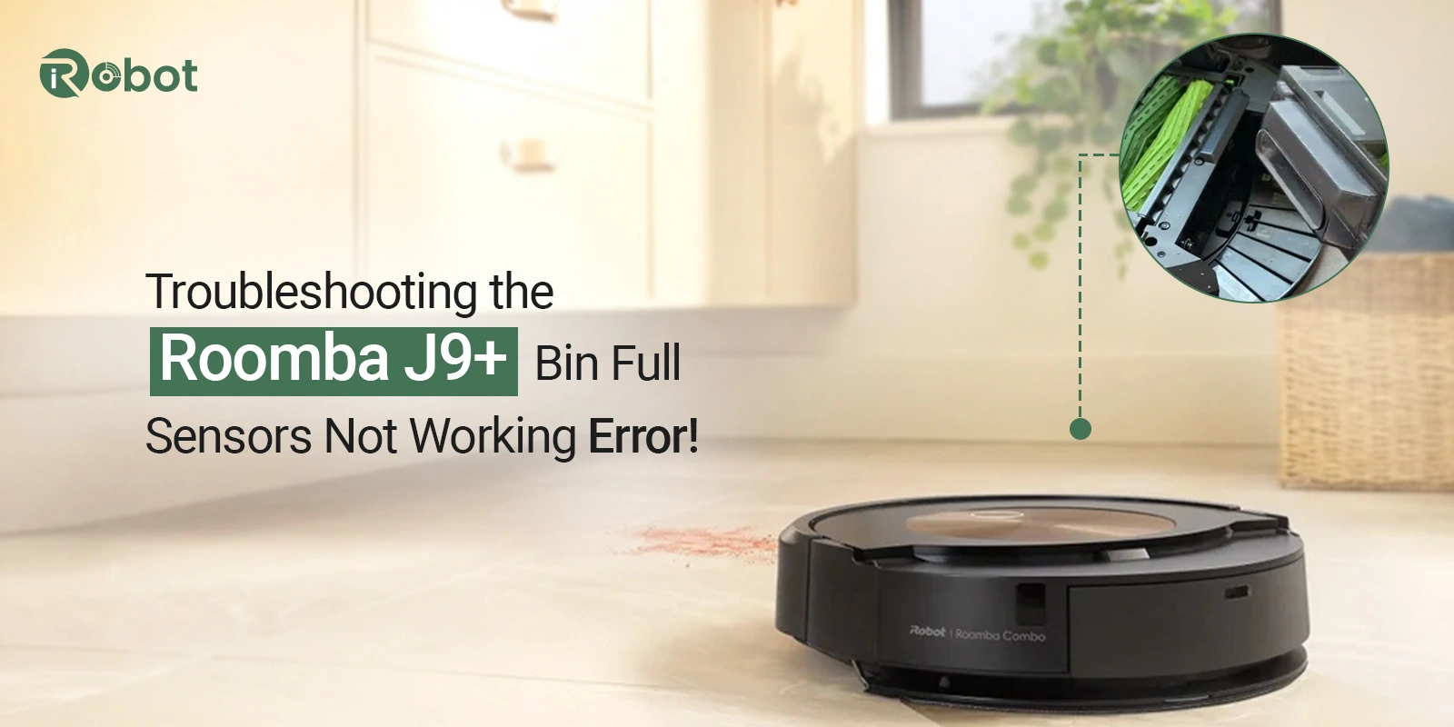 Roomba J9 Bin Full Sensors Not Working Error